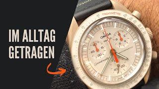 BRUTAL EHRLICHES Review zur MoonSwatch | Omega X Swatch Speedmaster MoonSwatch LANGZEIT-REVIEW