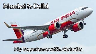 Mumbai to Delhi air india flight