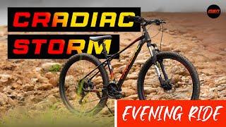 Evening Ride: CRADIAC Storm 27-Speed MTB Evening Ride‍️ #mtbadventure #TrailBlazing #cradiacstorm