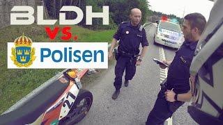 Supermoto vs. the Swedish Police | 1 km Wheelie BUSTED | BLDH