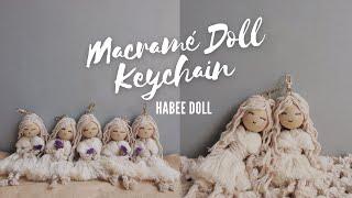 Habit Made Habee Dolls | Macrame Keychain | Macrame Dolls | Easy DIY Dolls | Macrame Scrap Cords