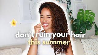 TOP 10 SUMMER HAIR CARE TIPS - DON'T RUIN YOUR HAIR THIS SUMMER! + surprise 