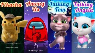 Pikachu Vs Among Us Vs Talking Tom Vs Talking Angela