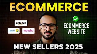 Ecommerce Business in 2025  Website vs Amazon & Flipkart? Here’s What You Need to Know!