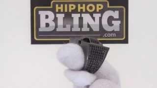 Bling Bling Ring Black Iced Out