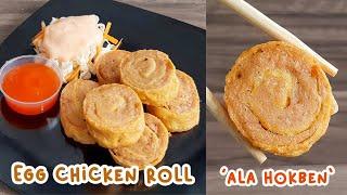 EGG CHICKEN ROLL ALA HOKBEN | SUPER ENAK DAN MIRIP !!