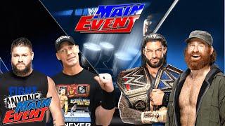 WWE 2K22 - John Cena & Kevin Owens VS Roman Reigns & Sami Zayn - MAIN EVENT MATCH #hiteshzone