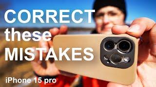 FROM BORING TO CREATIVE | how to film with iPhone 15 pro ft SANDMARC
