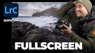 Fullscreen in Lightroom! | 1 Minute Lightroom