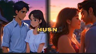 Husn | By Anuv Jain | Animated Love Song | Aniket Zanjurne Creations #viralvideo #love #hindisong