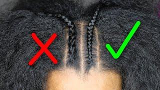 How To Make Cornrows Tight and Neat