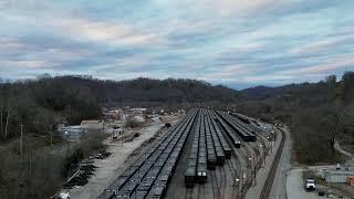 Paintsville KY CSX Yard Fly Over