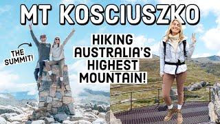 Hiking Mount Kosciuszko Summit Walk - Australia's Highest Peak!  4K