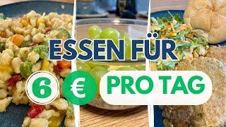 Essen mit wenig Geld | 4 Tage lang mit je 6€ essen