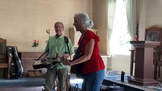 Rita Hosking and Sean Feder at the North Yuba River Hall