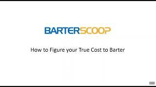 How to Calculate Your Cost to Barter