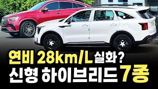 극강 연비 28km/L라고!? 효율성 최강이라는 신형 하이브리드 신차 7종 모음.zip