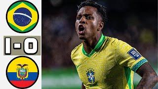 Brazil vs Ecuador 1- 0 Highlights  World Cup Qualifiers 2026 Goal by Rodrygo