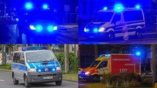 DAUERHORN & HORNSPIEL & HUPE - [EINSATZFAHRTEN am DORTMUNDER Hauptbahnhof] RETTUNGSDIENST & POLIZEI