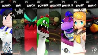 SMG4 vs Deadbeard vs Zavok vs Reptar vs Gargantuar vs Bowser Jr vs Rin vs Bomb