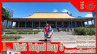 【clemtravlog #200】Visit Tapei 2023 Day 3 - Explored Historical Temple in Wanhua & Sun Yat Sen Hall