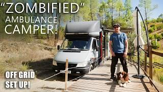 VanLifer Buys Land In Portugal: Living Off-Grid In An Ambulance With His Dog!