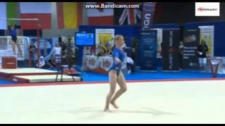 Anastasia Dmitrieva (RUS) FX || 2014 Top Gym AA