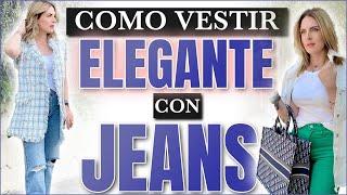 COMO VESTIR ELEGANTE CON JEANS DE MODA /JEANS QUE REALMENTE QUEDAN BIEN/ Ideas Outfits Denim Shein