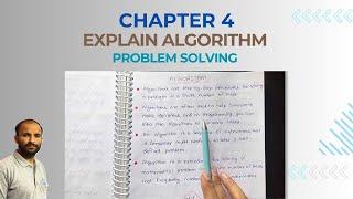 What is Algorithm? Problem Solving - Chapter 4 | Class 11th | Computer Science NCERT