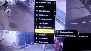 Hikvision DVR Playback Option | How to check cctv camera recording