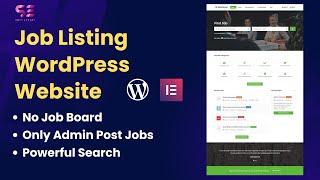 How to create a Job Listing Website in WordPress