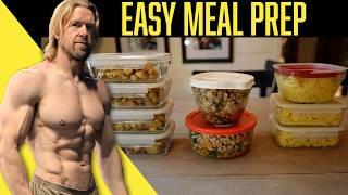 Meal Prep to Lose Fat & Build Muscle | Easy Beginner Bodybuilding Style! (All Calories + Macros)