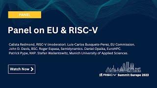 Panel on EU & RISC-V