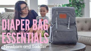 DIAPER BAG ESSENTIALS Newborn and Toddler Must Haves | The Mom Life