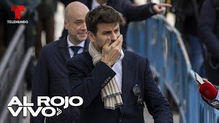 Gerard Piqué comparece en corte en España, estalla en llanto y niega acusaciones