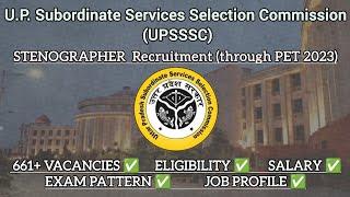 Uttar Pradesh UPSSSC Stenographers Recruitment Mains Exam 2024 - An Overview