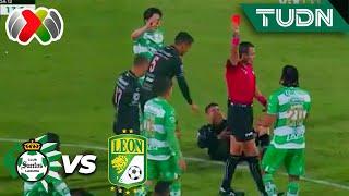 ¡FELIX TORRES A LAS REGADERAS! | Santos 0-0 León | AP2023-J12 | Liga Mx | TUDN