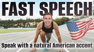 How to Speak Fast & Sound Natural – Copy My American Accent 