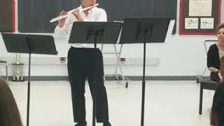 Christopher Barrera flute solo 2019