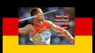 Mark Frank (Deutschland) SPEERWERFEN 81.65 meter (2011-06-01) Dessau.