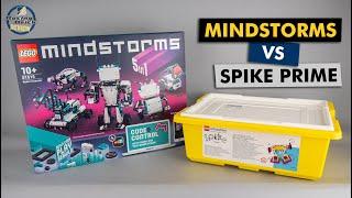 LEGO 51515 Mindstorms vs. 45678 Spike Prime - unboxing, concept and first builds