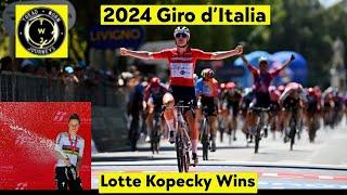 Lotte Kopecky Wins | 2024 Giro d’Italia | Stage 5