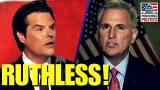 Kevin McCarthy BRUTALLY ROASTS Matt Gaetz on LIVE TV After Confrontation!