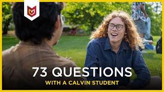 73 Questions with a Calvin Student | Biochemistry and Religion double major