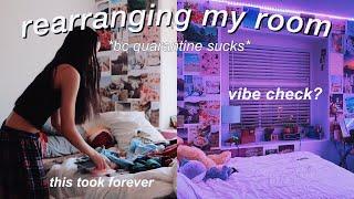rearranging my room + deep cleaning *everyone needs this*