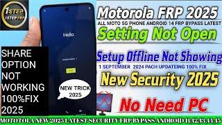 NEW 2025 : Motorola Frp Bypasss Android 13,14  | Moto G82,G84, G54, G10 Latest All moto Frp Unlock