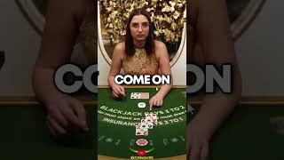 HUGE ALL IN #shorts #crmaster #casino #blackjack