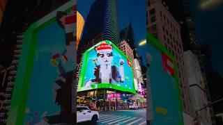  Lego 3D Billboard in New York  #3dbillboard #lego #christmas