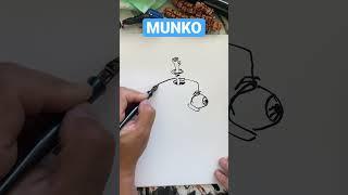 David Choe Drawing Munko #davidchoe #choeshow #munko #joerogan #podcast #jre #art #arttutorial #draw