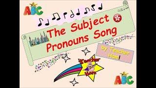 The Subject Pronouns Song by Teacher Ham! (He, She, I, You, We, They)